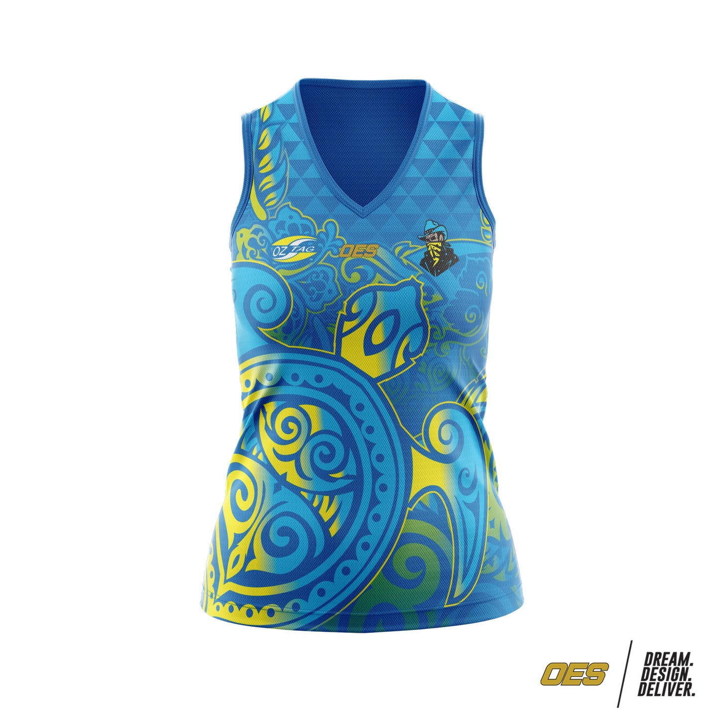 FIJI CUP Ladies V-Neck Singlet